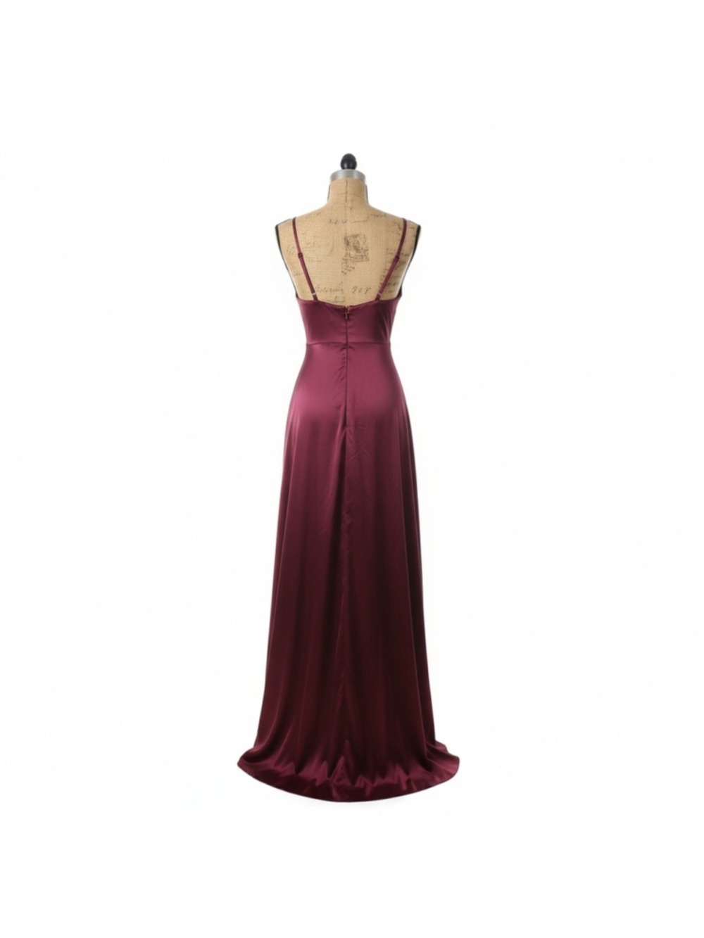 NEW Lulus Burgundy Holly Evening Gown Women's Size XS - Picture 2 of 11